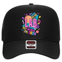 Saved The Lab Retro Lab Week 2024 Medical Lab Science High Crown Mesh Back Trucker Hat