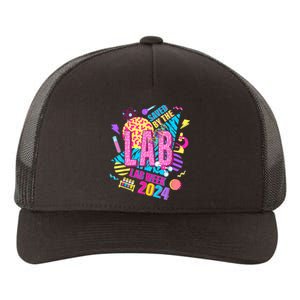 Saved The Lab Retro Lab Week 2024 Medical Lab Science Yupoong Adult 5-Panel Trucker Hat