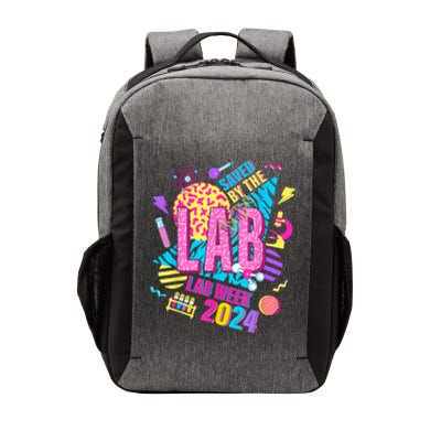 Saved The Lab Retro Lab Week 2024 Medical Lab Science Vector Backpack