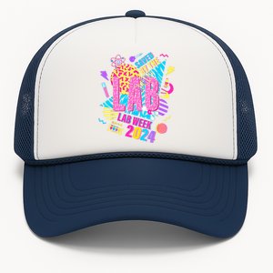 Saved The Lab Retro Lab Week 2024 Medical Lab Science Trucker Hat