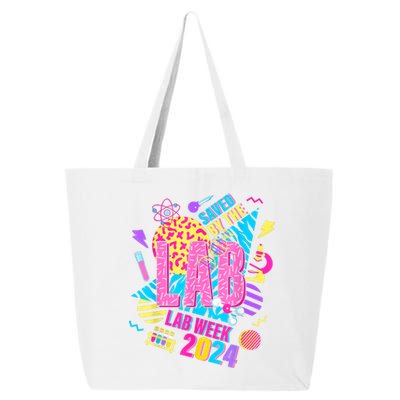 Saved The Lab Retro Lab Week 2024 Medical Lab Science 25L Jumbo Tote