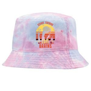 Science Teachers Love Brains Science Teacher Halloween Tie-Dyed Bucket Hat