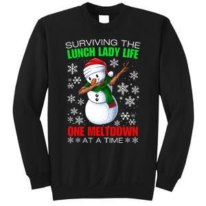 Surviving The Lunch Lady Life One Meltdown At A Time Sweatshirt