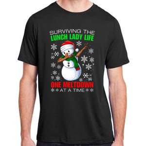 Surviving The Lunch Lady Life One Meltdown At A Time Adult ChromaSoft Performance T-Shirt