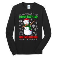 Surviving The Lunch Lady Life One Meltdown At A Time Tall Long Sleeve T-Shirt