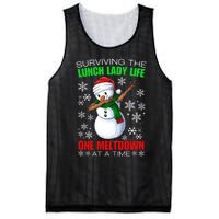 Surviving The Lunch Lady Life One Meltdown At A Time Mesh Reversible Basketball Jersey Tank