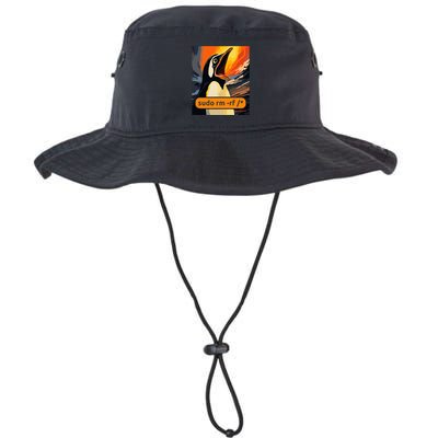 Screaming Tux Linux Sudo Rm Rf Legacy Cool Fit Booney Bucket Hat