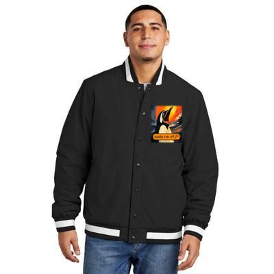 Screaming Tux Linux Sudo Rm Rf Insulated Varsity Jacket