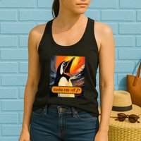 Screaming Tux Linux Sudo Rm Rf Womens Tank Top