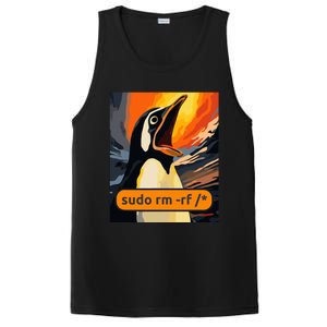 Screaming Tux Linux Sudo Rm Rf PosiCharge Competitor Tank