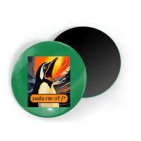 Screaming Tux Linux Sudo Rm Rf Magnet