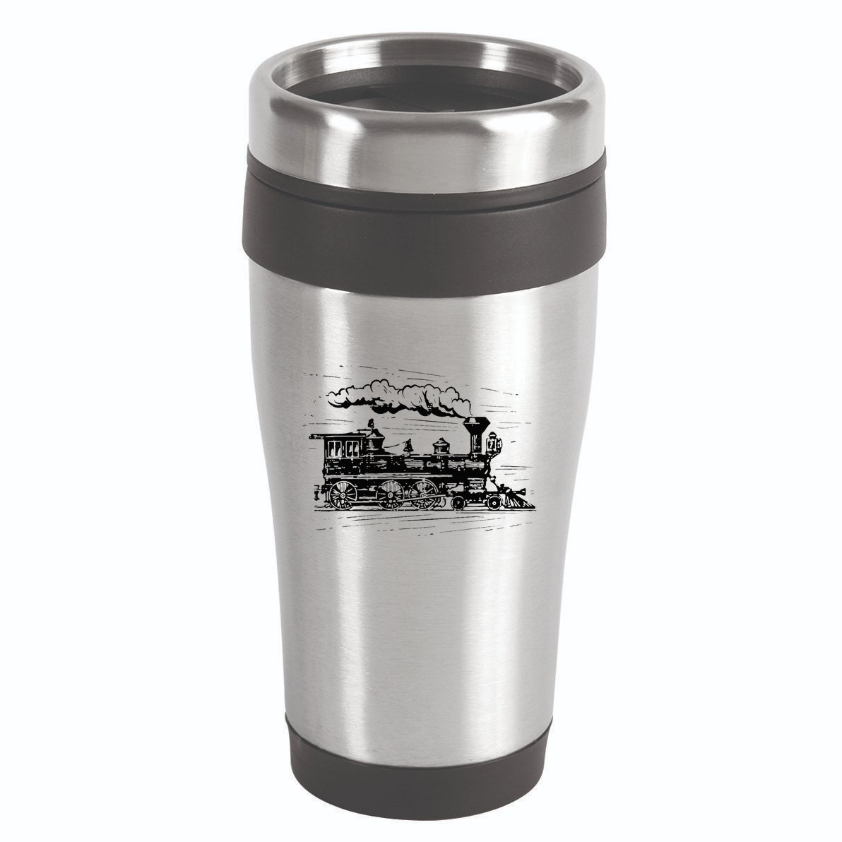Steam Train Locomotive Engineer Railway Women 16oz Travel Tumbler