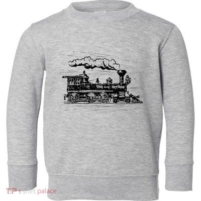Steam Train Locomotive Engineer Railway Women Toddler Sweatshirt