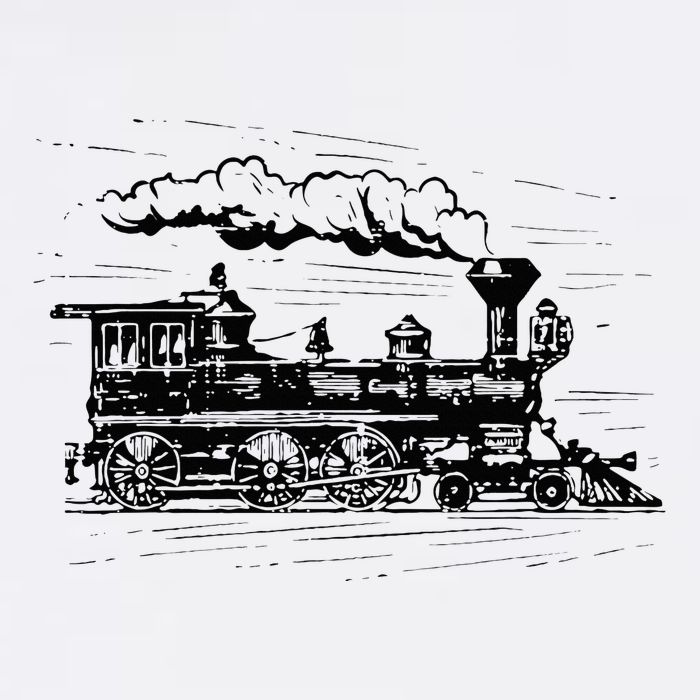 Steam Train Locomotive Engineer Railway Women Sweatshirt
