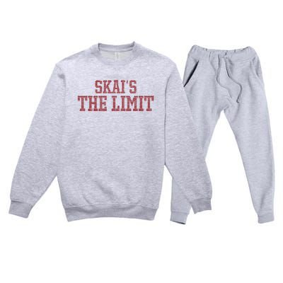 Skai’S The Limit Premium Crewneck Sweatsuit Set