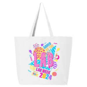 Saved The Lab Retro Lab Week 2024 Medical Lab Science 25L Jumbo Tote