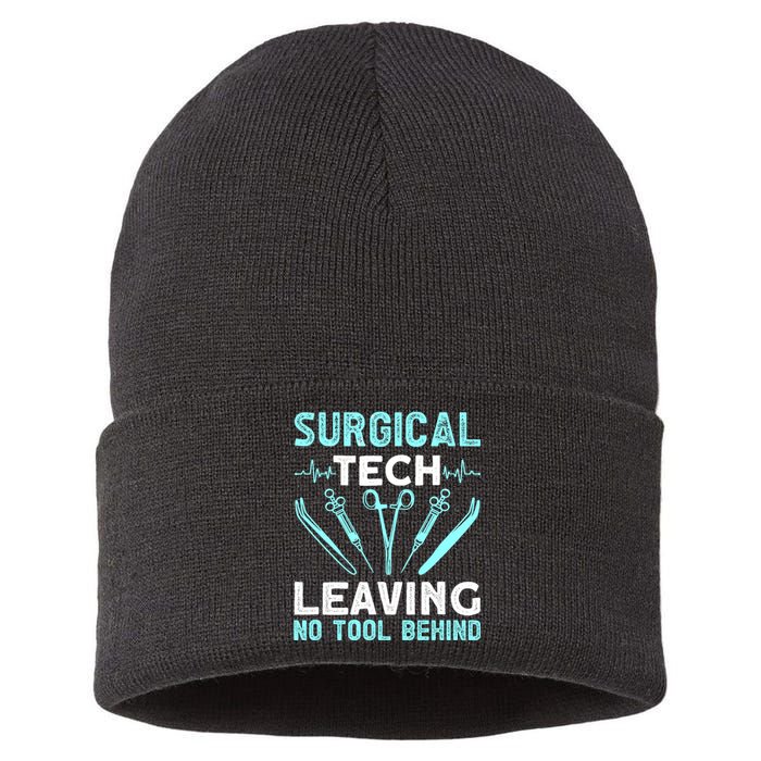 Surgical Tech Leaving No Tool Behind Surgical Doctors Sustainable Knit Beanie