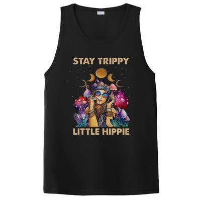 Stay Trippy Little Hippie Fungus Magic Psilocybin Mushrooms PosiCharge Competitor Tank