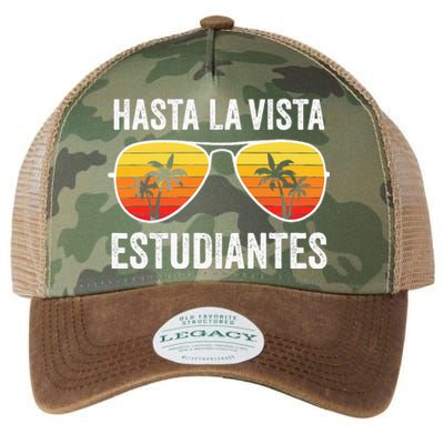 Spanish Teacher Last Day Of School Legacy Tie Dye Trucker Hat