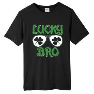 Shamrock Three Leaf Clover St Patricks Day Lucky Bro Cute Gift Tall Fusion ChromaSoft Performance T-Shirt