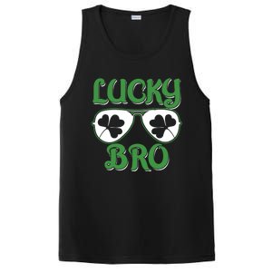 Shamrock Three Leaf Clover St Patricks Day Lucky Bro Cute Gift PosiCharge Competitor Tank