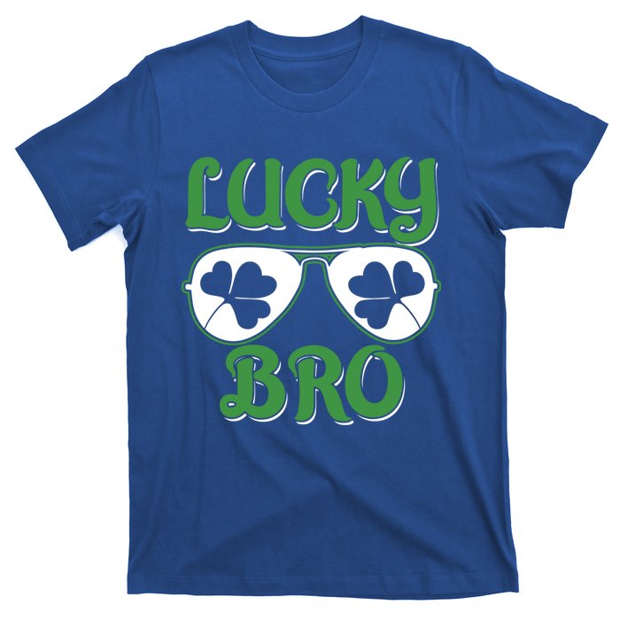 Shamrock Three Leaf Clover St Patricks Day Lucky Bro Cute Gift T-Shirt