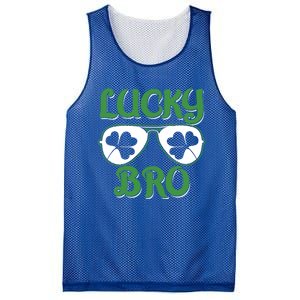 Shamrock Three Leaf Clover St Patricks Day Lucky Bro Cute Gift Mesh Reversible Basketball Jersey Tank