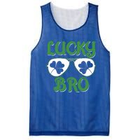 Shamrock Three Leaf Clover St Patricks Day Lucky Bro Cute Gift Mesh Reversible Basketball Jersey Tank