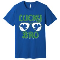 Shamrock Three Leaf Clover St Patricks Day Lucky Bro Cute Gift Premium T-Shirt