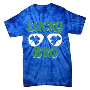 Shamrock Three Leaf Clover St Patricks Day Lucky Bro Cute Gift Tie-Dye T-Shirt