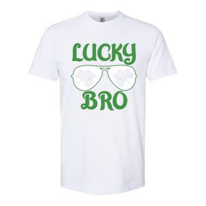 Shamrock Three Leaf Clover St Patricks Day Lucky Bro Cute Gift Softstyle CVC T-Shirt