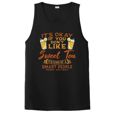 Sweet Tea Lover Sugar Iced Refreshment Smart People Hobby PosiCharge Competitor Tank