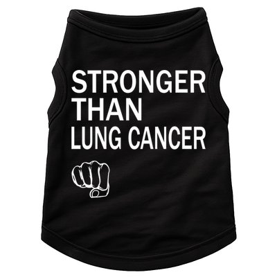 Stronger Than Lung Cancer Encouraget Motivation Support Meaningful Gift Doggie Tank