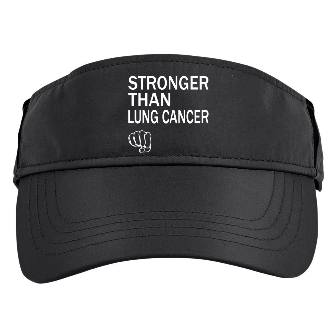 Stronger Than Lung Cancer Encouraget Motivation Support Meaningful Gift Adult Drive Performance Visor