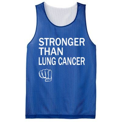 Stronger Than Lung Cancer Encouraget Motivation Support Meaningful Gift Mesh Reversible Basketball Jersey Tank