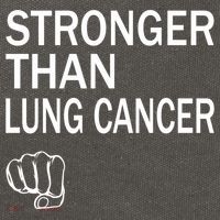 Stronger Than Lung Cancer Encouraget Motivation Support Meaningful Gift Cotton Canvas Backpack