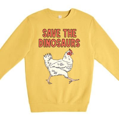 Save The Little Dinosaurs Premium Crewneck Sweatshirt