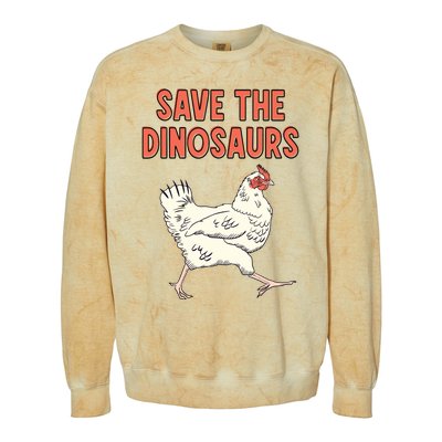 Save The Little Dinosaurs Colorblast Crewneck Sweatshirt