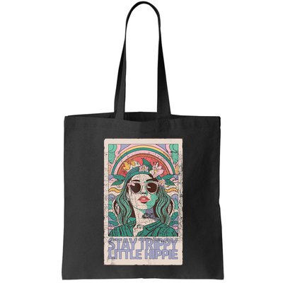 Stay Trippy Little Hippie Cool Vintage Bag