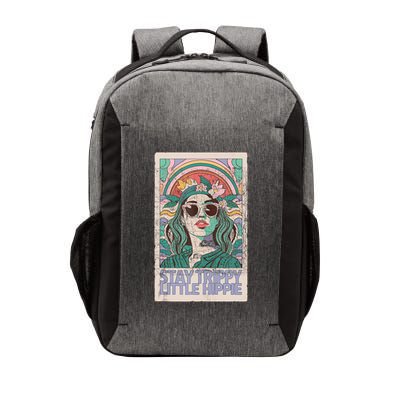 Stay Trippy Little Hippie Cool Vintage Vector Backpack