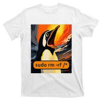 Screaming Tux Linux Sudo Rm Rf T-Shirt