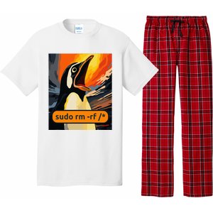 Screaming Tux Linux Sudo Rm Rf Pajama Set