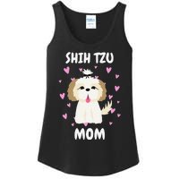 Shih Tzu Mom Mummy Mama Mum Mommy Mother's Day Mother Owner Ladies Essential Tank