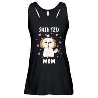 Shih Tzu Mom Mummy Mama Mum Mommy Mother's Day Mother Owner Ladies Essential Flowy Tank