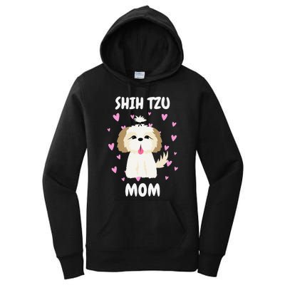 Shih Tzu Mom Mummy Mama Mum Mommy Mother's Day Mother Owner Women's Pullover Hoodie