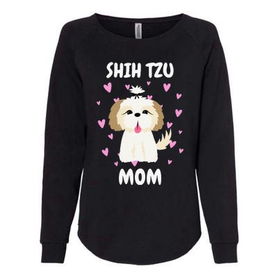 Shih Tzu Mom Mummy Mama Mum Mommy Mother's Day Mother Owner Womens California Wash Sweatshirt