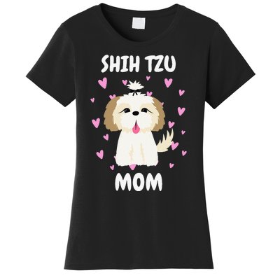 Shih Tzu Mom Mummy Mama Mum Mommy Mother's Day Mother Owner Women's T-Shirt