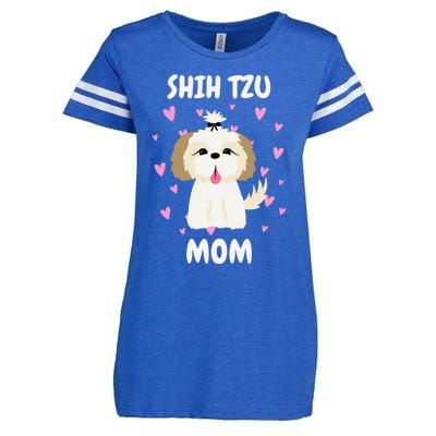 Shih Tzu Mom Mummy Mama Mum Mommy Mother's Day Mother Owner Enza Ladies Jersey Football T-Shirt