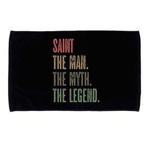 Saint The Man The Myth The Legend Microfiber Hand Towel