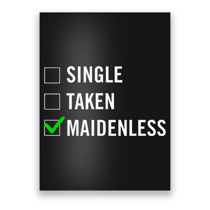 Single Taken Maidenless Maindenless Bihavior Elden Poster